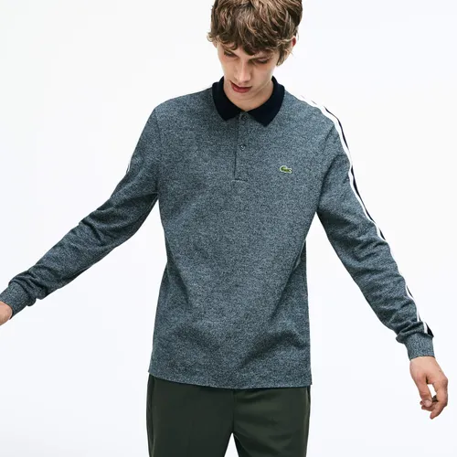 Áo Polo Dài Tay Lacoste PH 9396 00CYX Màu Xám Đậm Size US XS